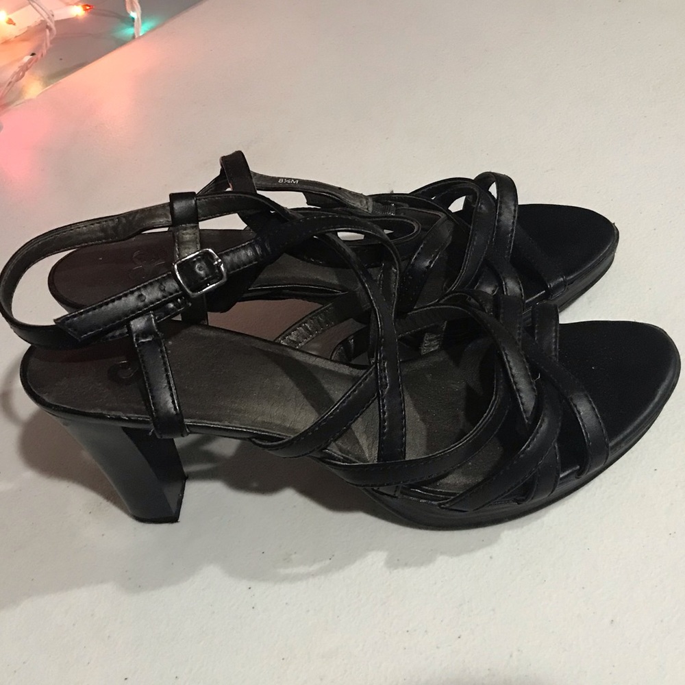 So Black Short Heel 8.5